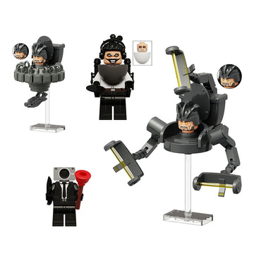 Skibidi_Toilet_Series_13_Minifigures_Custom_Machinima_Brick_Toys_Set